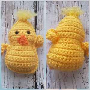 Dark Yellow crochet Easter Peep